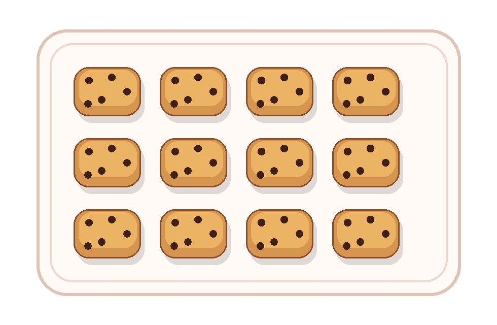12 cookie pucks
